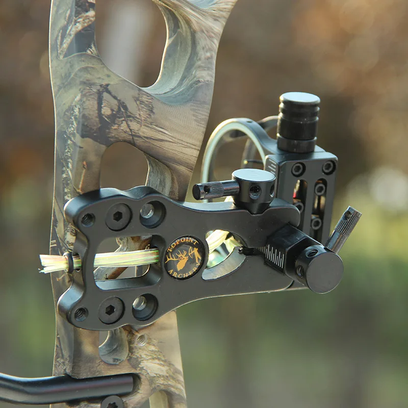 Mira de arco compuesta para caza, equipo de tiro rápido, equipo de arco y flecha, 5 pines, TP4550 - imagen 3