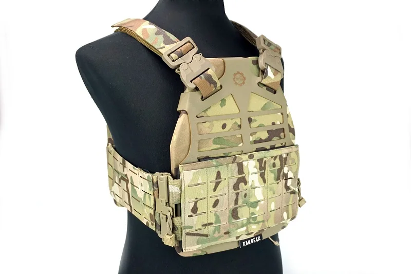 Deportes al aire libre versión MOLLE SS chaleco de corte láser DIY Kit de chaleco con marco de liberación rápida - imagen 3