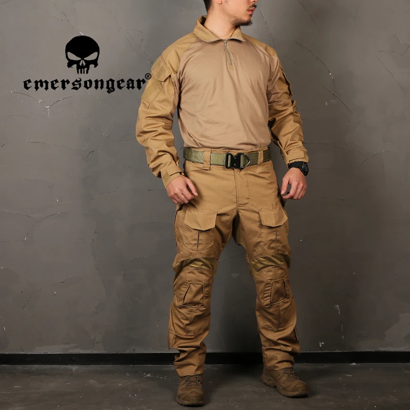 Emersongear-camisas tácticas de combate G3 para hombre, conjunto de uniforme de asalto de Paintball, ropa de entrenamiento, Tops, Airsoft, deportes, senderismo - imagen 5