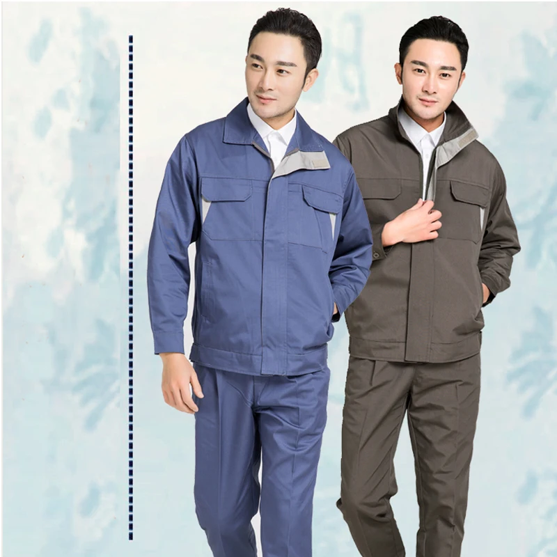 Mono de trabajo para hombre y mujer, uniformes de trabajo, mono de primavera y otoño, traje de soldadura, taller de reparación de automóviles, mecánico, conjunto de ropa de talla grande - imagen 4