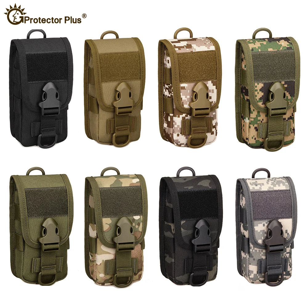 Bolsa de cintura con cinturón de desgaste para teléfono móvil, funda completa de 5,8 pulgadas, bolso cruzado pequeño para exteriores, subpaquete de herramientas tácticas, nueva - imagen 5