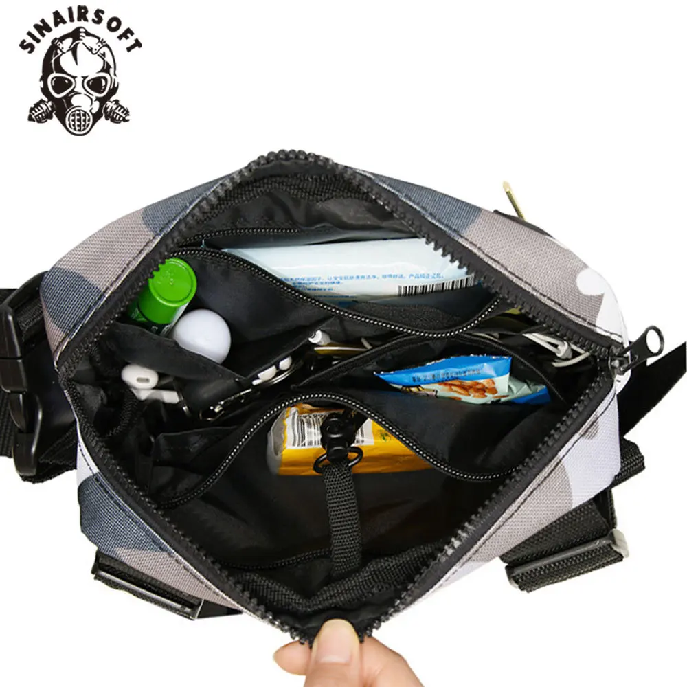 Chaleco táctico Airsoft, bolsa de pecho, riñoneras multifunción, bolsa de herramientas con sistema Molle para ropa de caza, accesorios - imagen 4