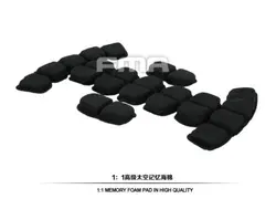 FMA Almohadillas Viscoelásticas Casco Balístico Talla M/L-L/XL