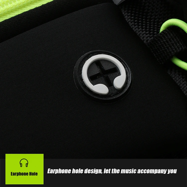 Riñonera deportiva para hombre/mujer, riñonera para correr, maratón, botella de agua para teléfono, riñonera deportiva, cinturón para correr con dos bolsillos - imagen 4