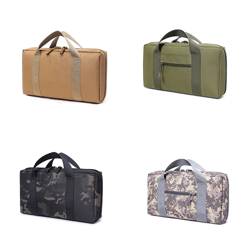 Bolsa de transporte para pistola táctica, funda para Glock Beretta, a prueba de golpes, acolchada, militar, Universal, bolsa de caza - imagen 4