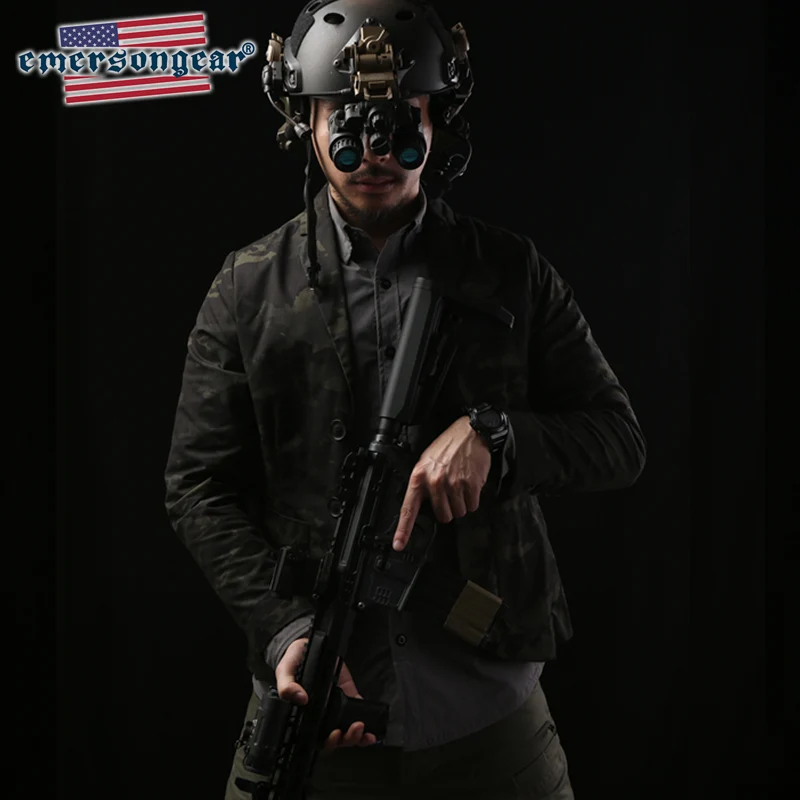 Emersongear, traje para hombre, chaqueta de camuflaje, abrigo delgado, estilo táctico, ropa de vestir para viajes de negocios, viajes de trabajo diarios al aire libre - imagen 3