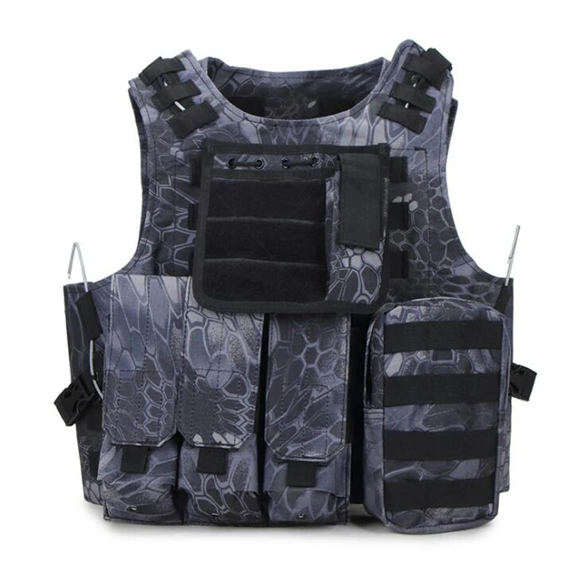 Outlife-chaleco táctico USMC CS Molle 600D Oxford para hombre, chaleco militar de caza, campo de batalla, Airsoft, ropa para exteriores, placa de caza - imagen 3