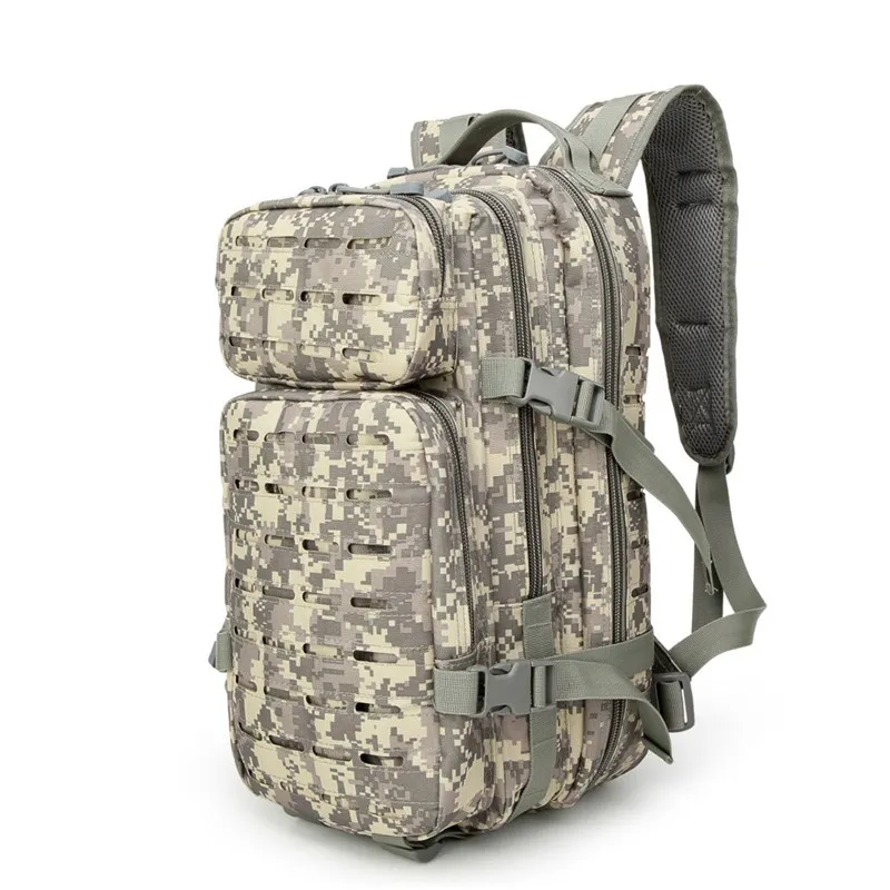 Mochilas tácticas de 35L para hombres, bolsas de viaje, paquete Molle EDC 3P al aire libre para senderismo, Camping, bolsa de caza, paquete MOLLE de pesca - imagen 5