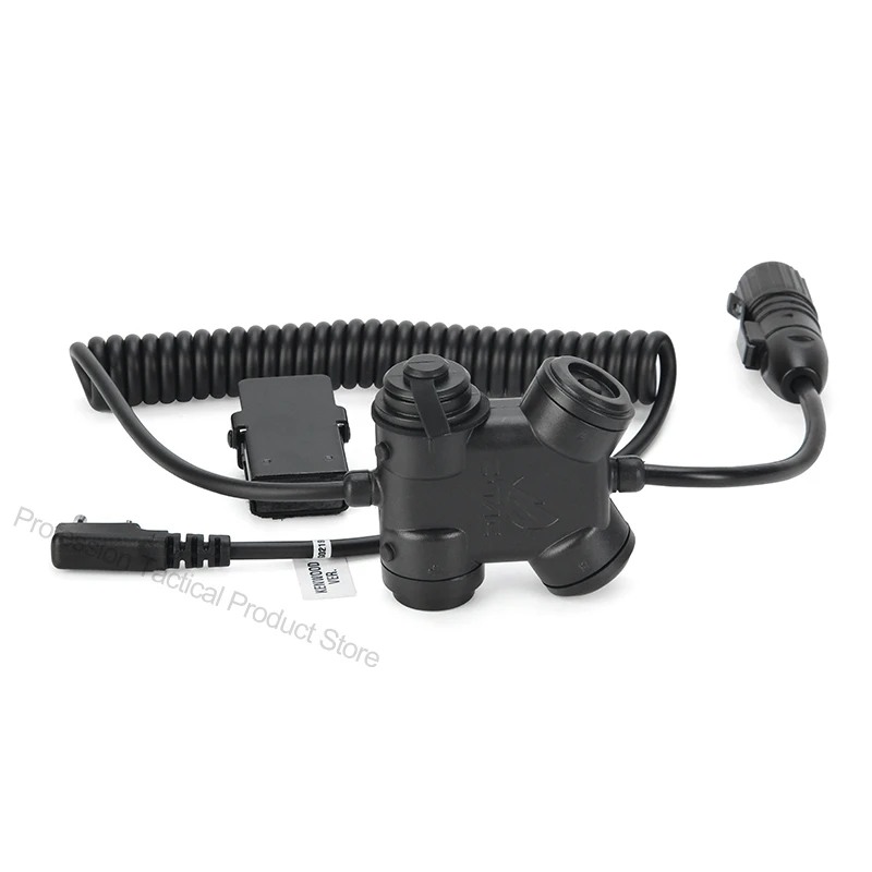 Z-TAC Adaptador PTT doble Baofeng UV-82 Airsoft - imagen 3