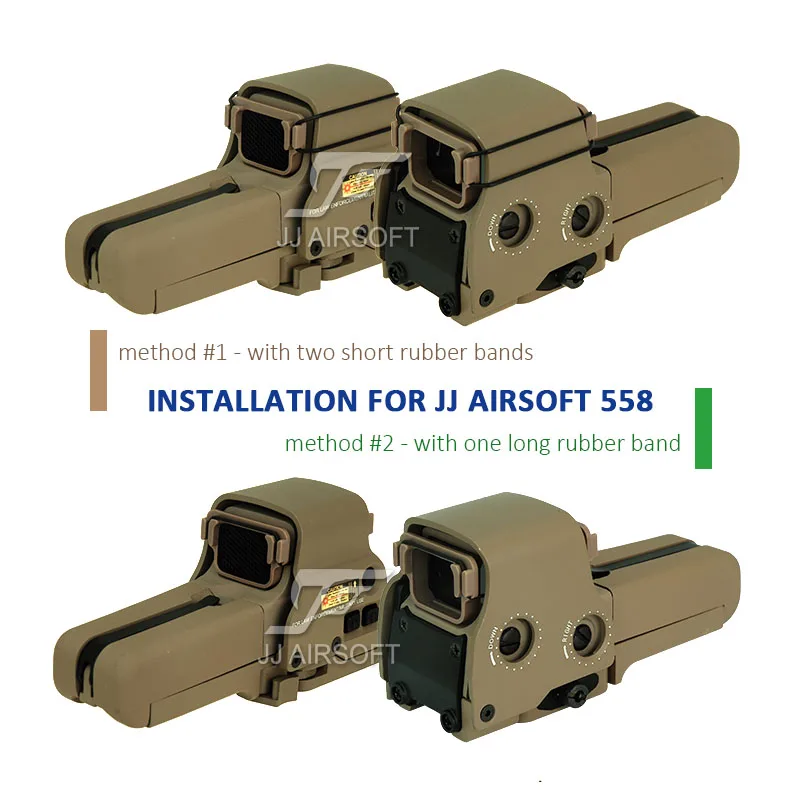 La instalación de un rifle J Airsoft 558