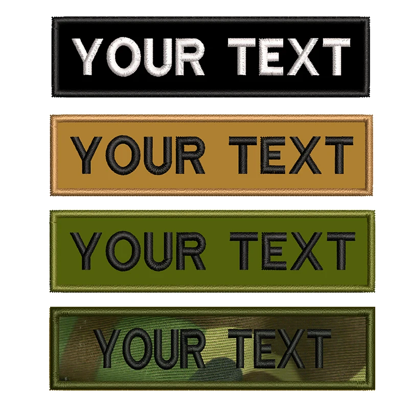 Parches bordados con nombre personalizado, insignia de rayas, gancho de respaldo o planchar o coser o gancho para ropa, uniforme, sombrero, mochilas - imagen 2