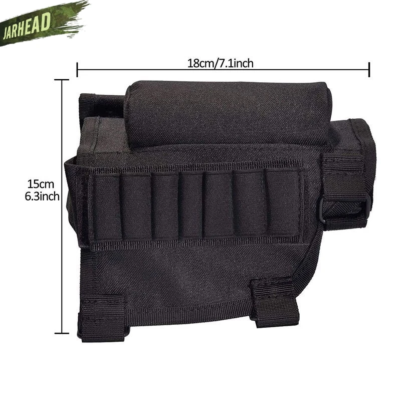Bolsa táctica ajustable portátil de alta calidad, bolsa de apoyo para Rifle, mejilla, bala, accesorios para pistola de caza - imagen 3