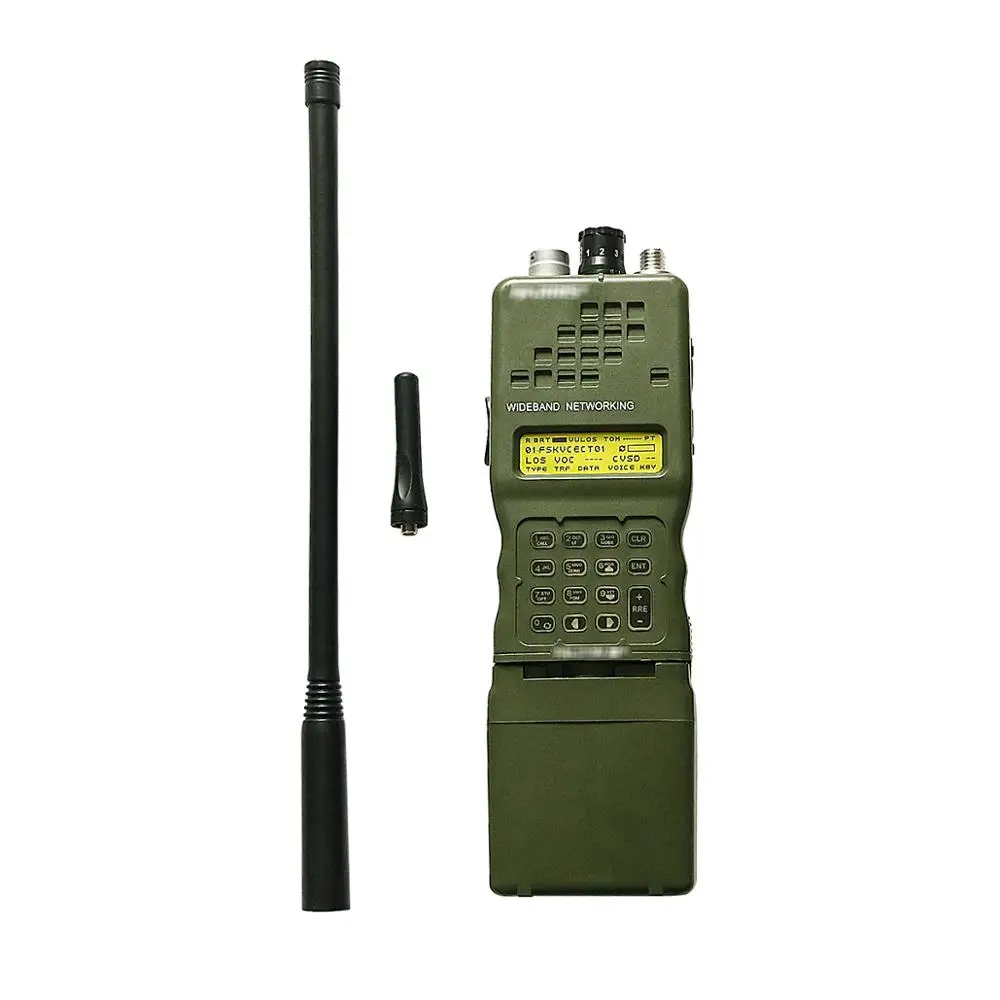 AN/PRC-152 PRC 152 Caja de radio ficticia Harris, modelo de walkie-talkie militar para radio Baofeng, sin función + enchufe U94 PTT de 6 pines - imagen 3