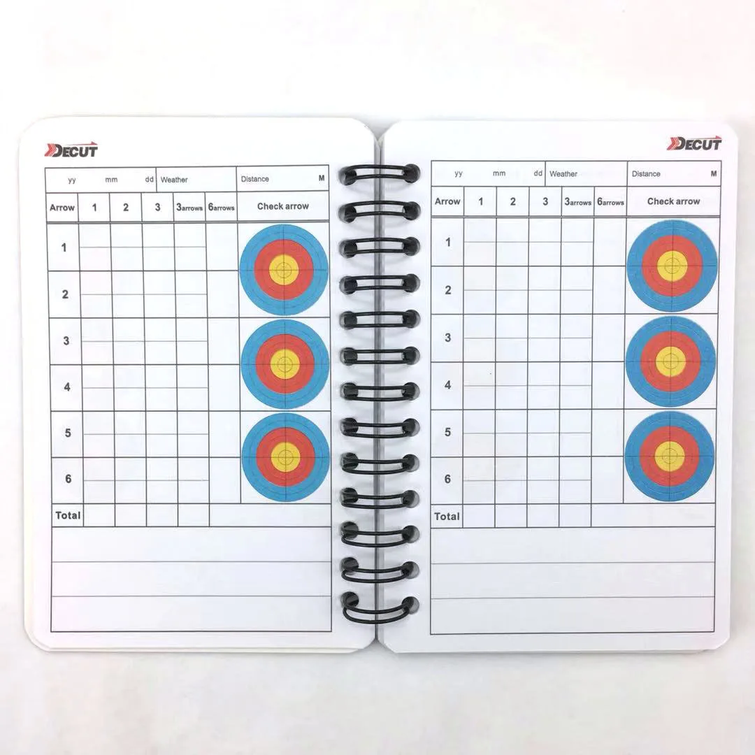 Libro de puntuación de tiro con arco de alta calidad, marcador de puntos, suministros para tiro con arco, tiro con objetivo, deporte - imagen 2