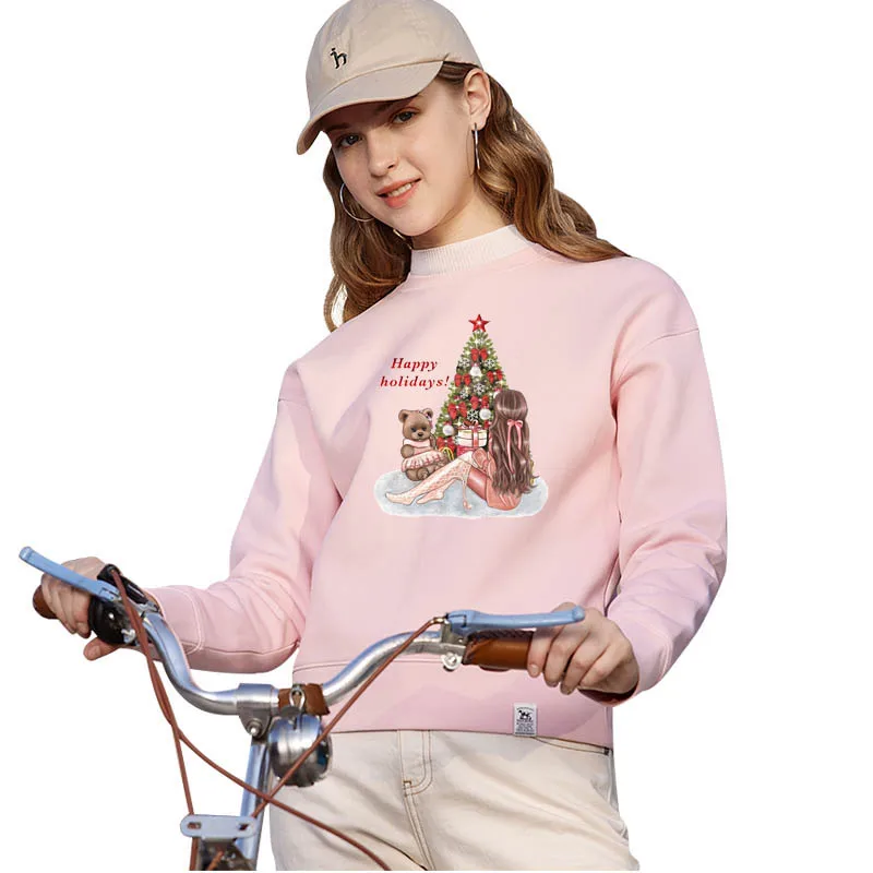 Parche adhesivo térmico de chica a la moda, transferencias de hierro de mariposa colorida para ropa, apliques de dibujos animados, parches de transferencia de calor DIY - imagen 2