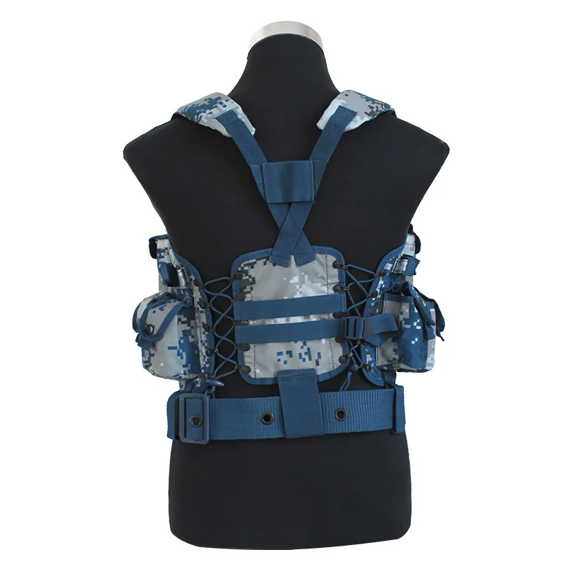 Chaleco de camuflaje multibolsillo, equipo de transporte de entrenamiento, accesorios, bolsa de bala para botella de agua - imagen 3