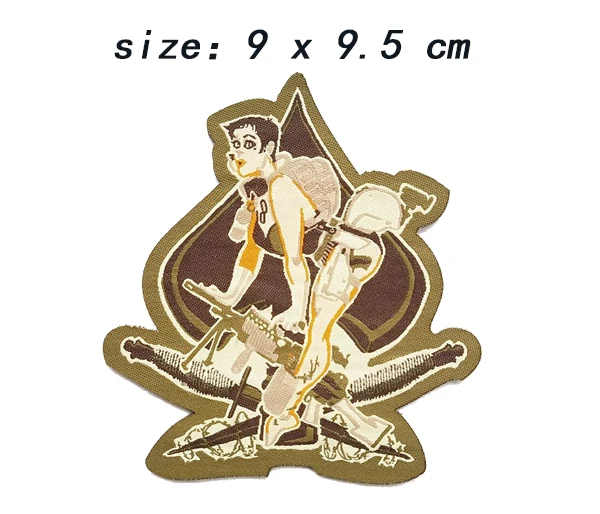 BAR-Girl-Parche de lazo de COLOR táctico, insignia para mochila, chaqueta, sombrero - imagen 4