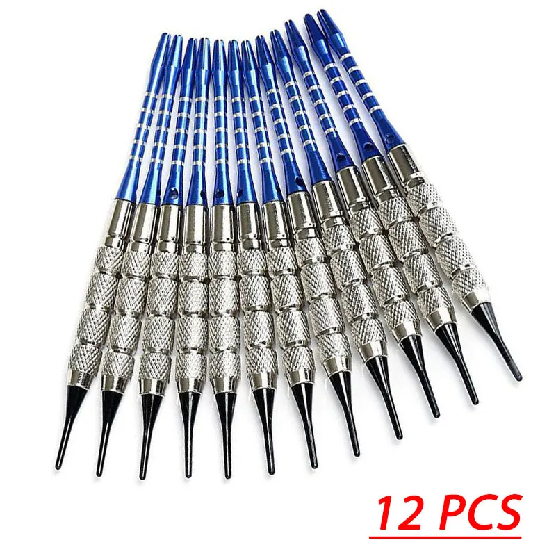 Dardos profesionales de eje de aleación de aluminio, punta suave, 18g, 120 unidades, 12 unidades - imagen 3