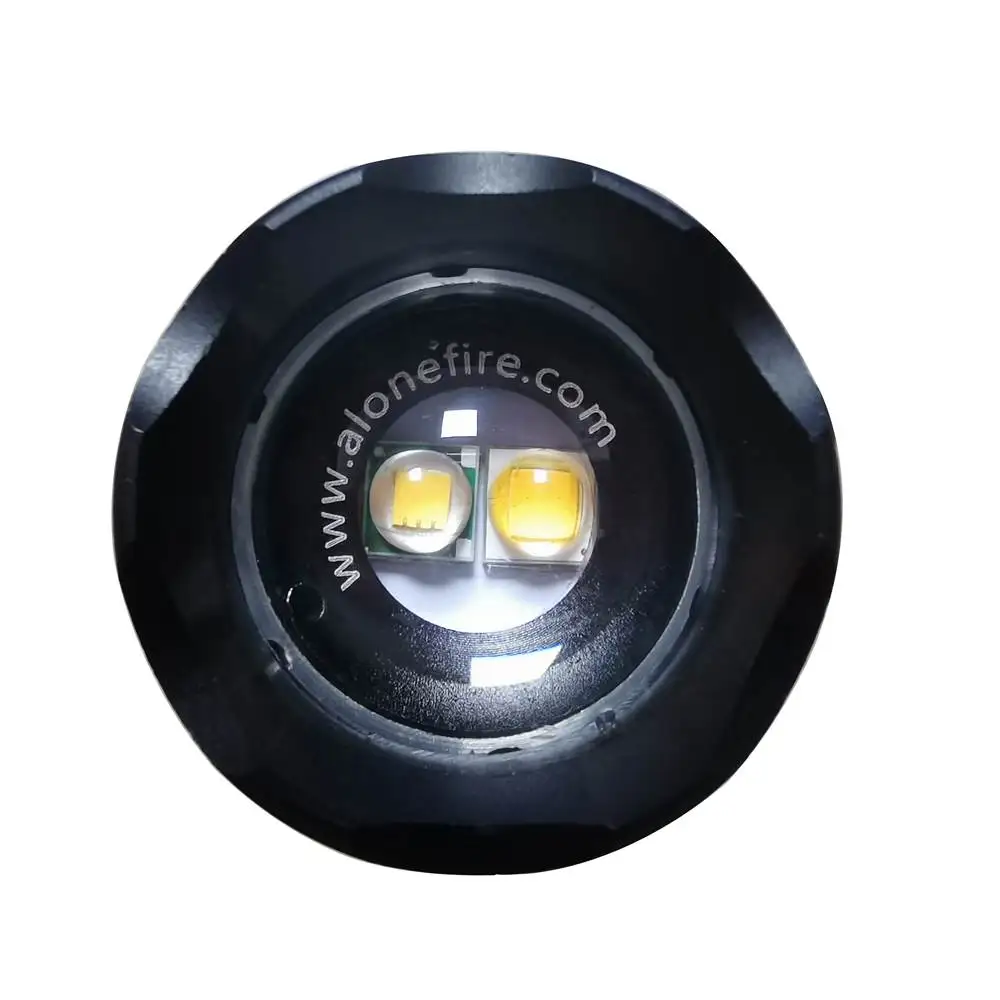 Zoom 2 en 1 luz amarilla + naranja linterna LED antorcha de alta potencia pesca al aire libre Camping caza fotografía Selfie luz de relleno - imagen 3