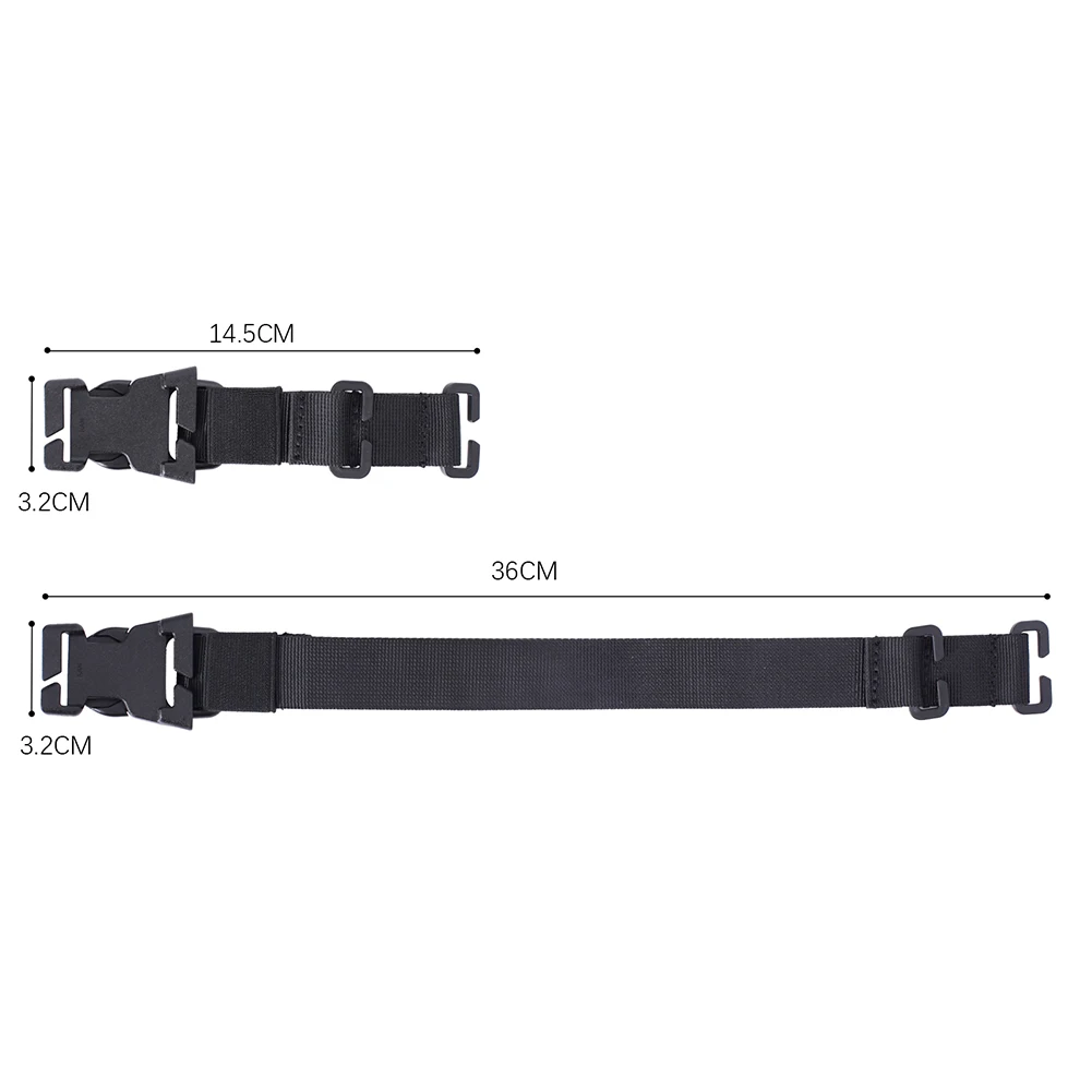 Correas Molle con hebilla de liberación rápida, correas de amarre cortas ajustables de nailon para mochila, pestañas tácticas, Camping y caza, 4 Uds. - imagen 4