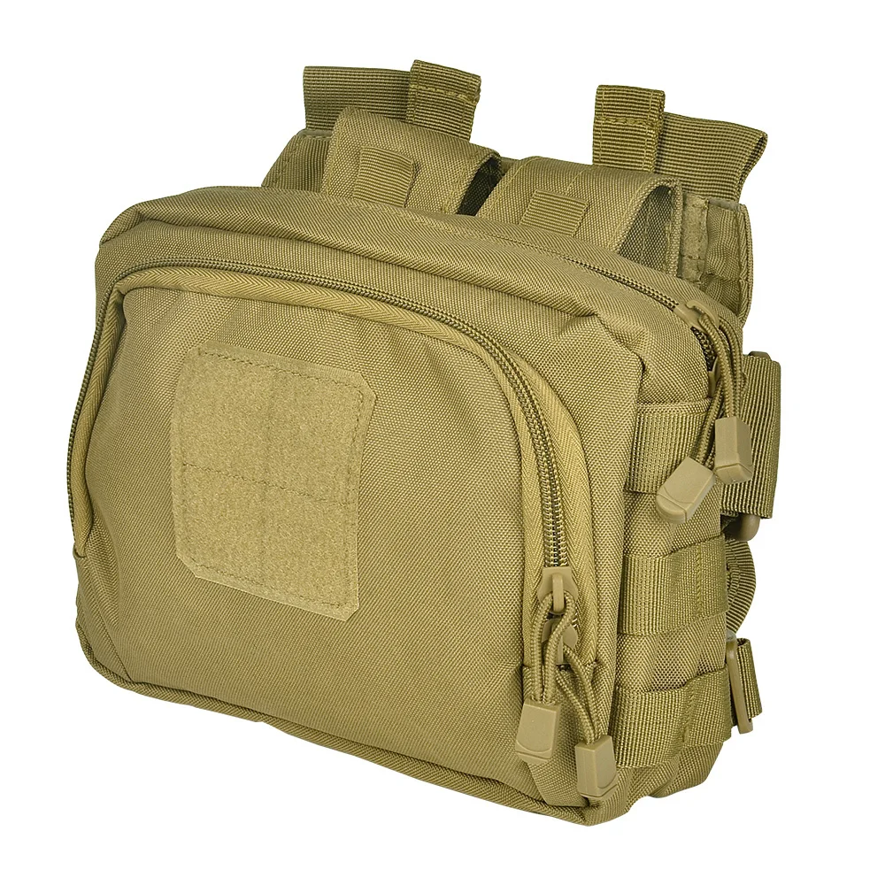Bolsa táctica de 2 Banger para pistola de Paintball, bolsa de mensajero Modular, de preparación rápida, 5,56 - imagen 3