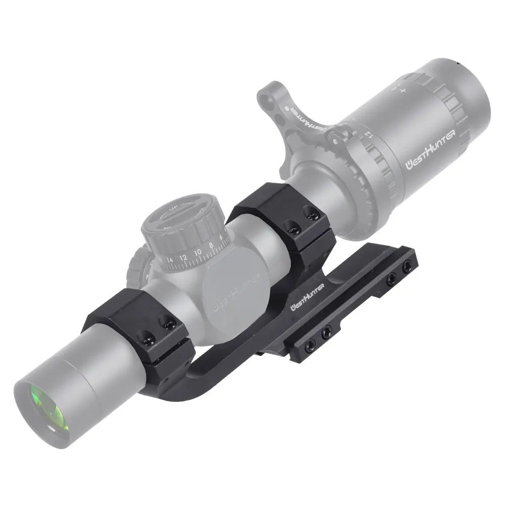 WestHunter-montura para mira telescópica de una pieza, 30MM de alto perfil, anillos Picatinny tácticos, accesorios para miras de caza - imagen 2