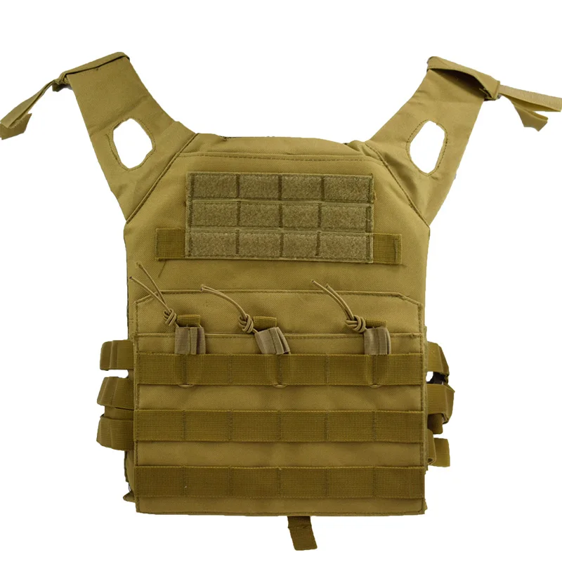 Chaleco de entrenamiento portátil ligero, chaleco táctico de nailon, armadura corporal, portador de caza, accesorios Airsoft, chalecos de camuflaje MOLLE de combate - imagen 4