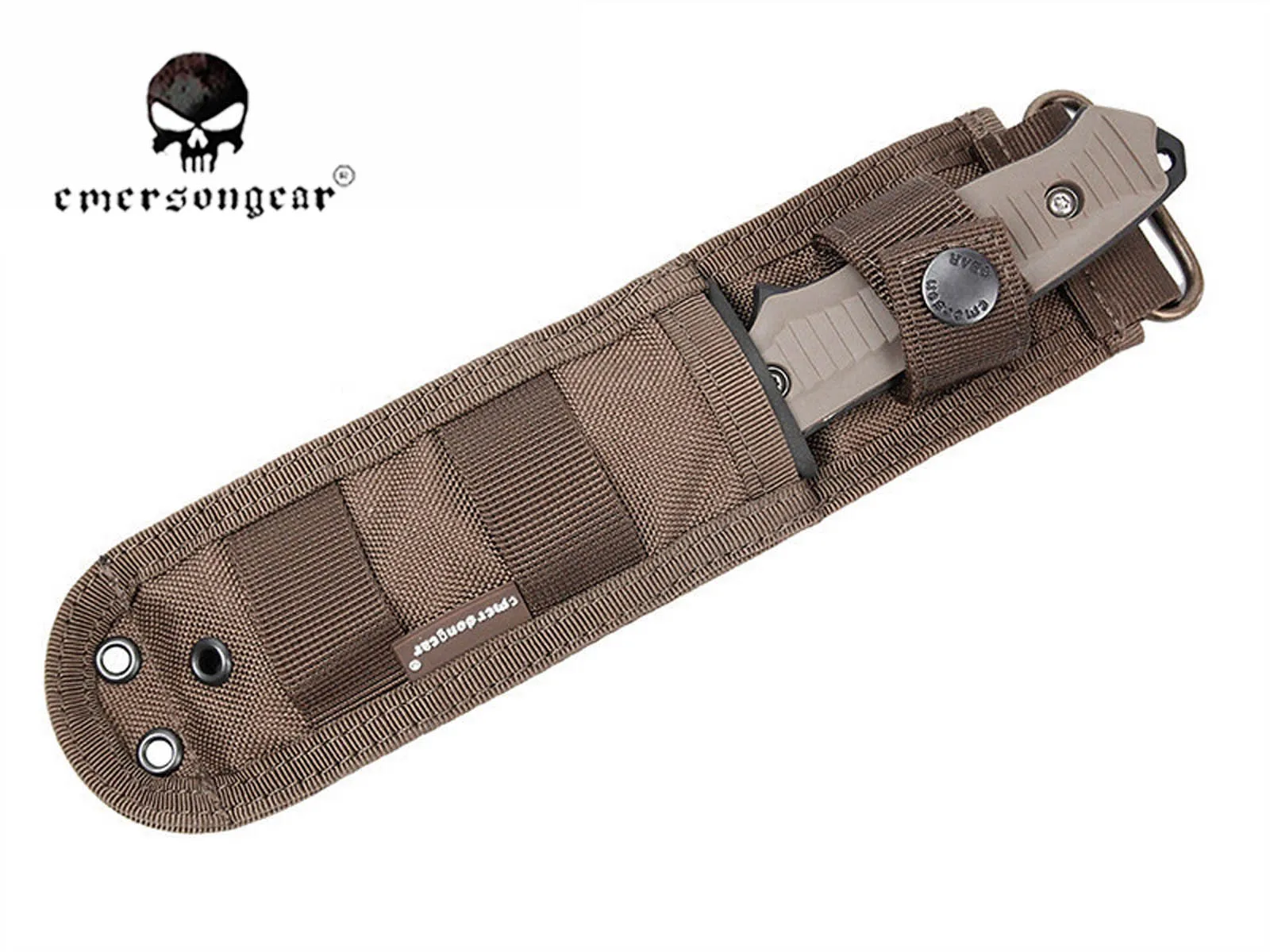 Emersongear-cuchillo recto táctico con cubierta de tela, colección de modelos de plástico, caza, Camping, senderismo, nailon EM3330 - imagen 5