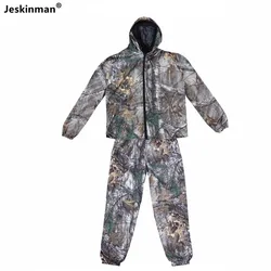 Ropa de pesca de caza ultrafina de gran tamaño, traje de caza de camuflaje Biónico de protección solar, traje de pesca antimosquitos de verano