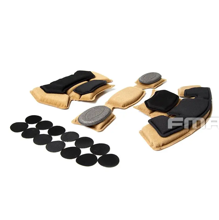 Cojín de protección para casco táctico FMA, almohadilla protectora mejorada de espuma viscoelástica para juego de guerra de salto rápido EXF/CP/EX/MT - imagen 3