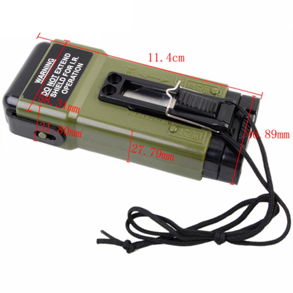 SINAIRSOFT-Casco táctico FMA MS2000, luz estroboscópica salvavidas, herramienta de supervivencia (sin función) - imagen 2