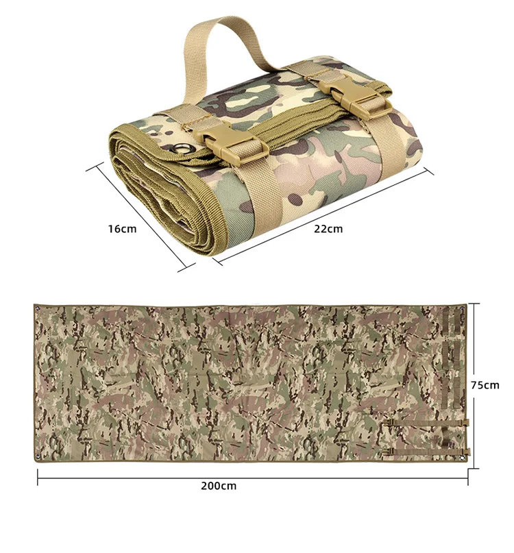 Accesorios de caza, estera de limpieza de Rifle, estera de tiro enrollable táctica, manta de Picnic impermeable antideslizante para Rifle, pistola y escopeta - imagen 3