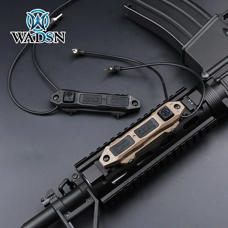 WADSN-interruptor táctico de doble presión para DBAL A2, PEQ-15, PEQ16, M600, M300, linterna, 2,5 - imagen 3