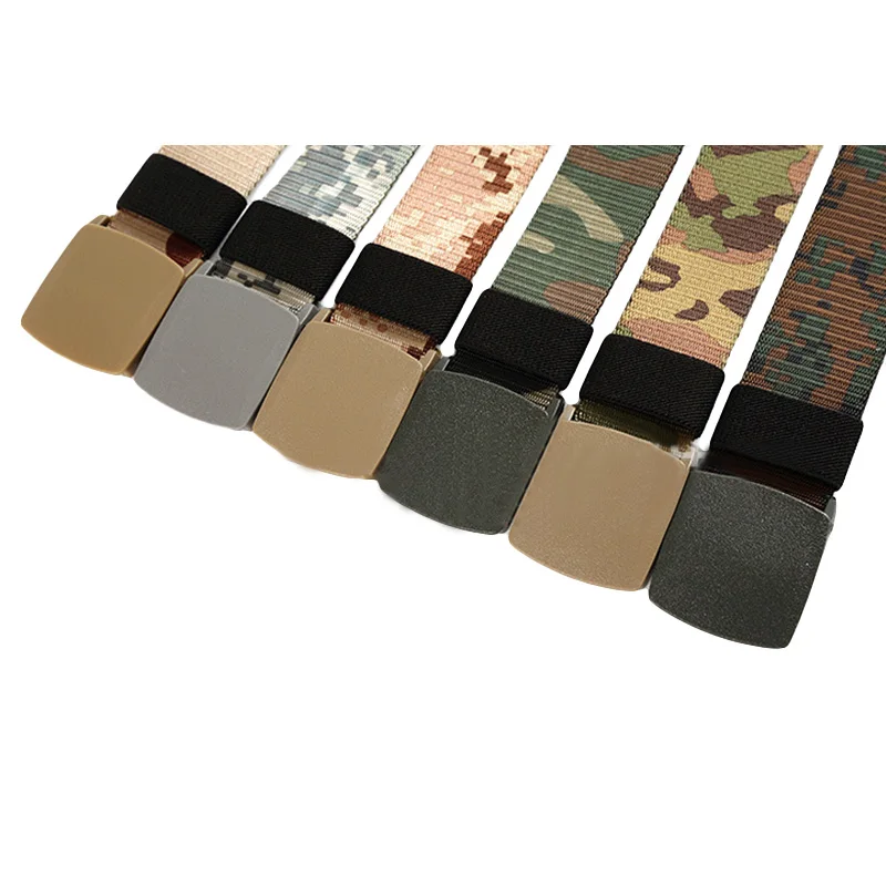 VULPO-Cinturón de nailon con hebilla automática para hombre, cinturón táctico militar de alta calidad, de lujo, de diseño, para caza - imagen 5