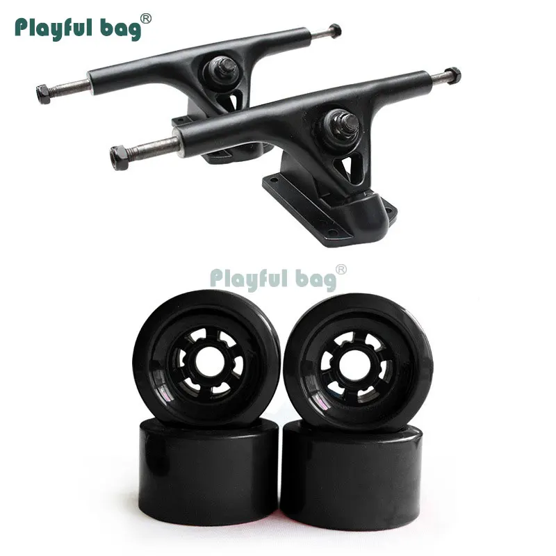 Bolsa juguetona para monopatín, camiones de 7 pulgadas con ruedas de PU de 83mm, accesorio para monopatín, camiones de buena calidad, AMA60