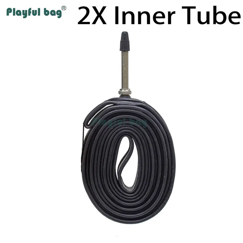 Bolsa Playful para bicicleta de carretera, accesorio interior de engranaje fijo 700-23/25C con boca interior, 60/80mm, accesorio de reacondicionamiento FA08 - imagen 2