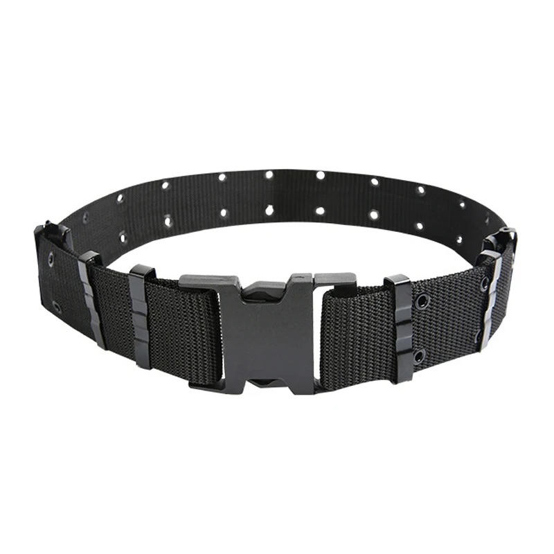 Cinturones tácticos de liberación rápida para deportes al aire libre para hombres, cinturón militar del ejército, cinturón de lona de caza Airsoft, equipo de correa de soporte - imagen 2