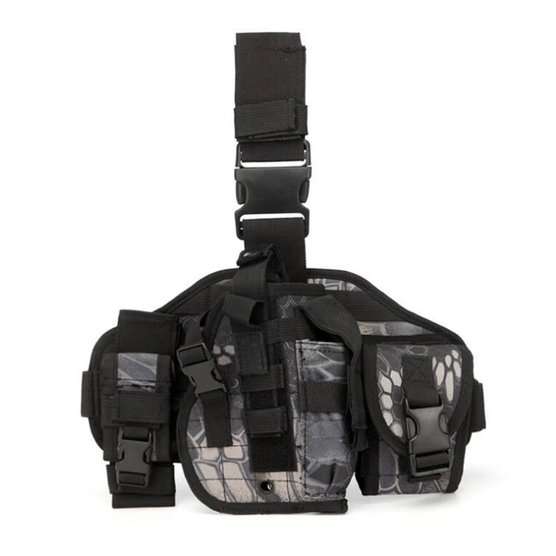 Funda de pierna de pistola multiusos, Camuflaje al aire libre, Airsoft CS, bolsa de pierna para pistola Universal - imagen 2