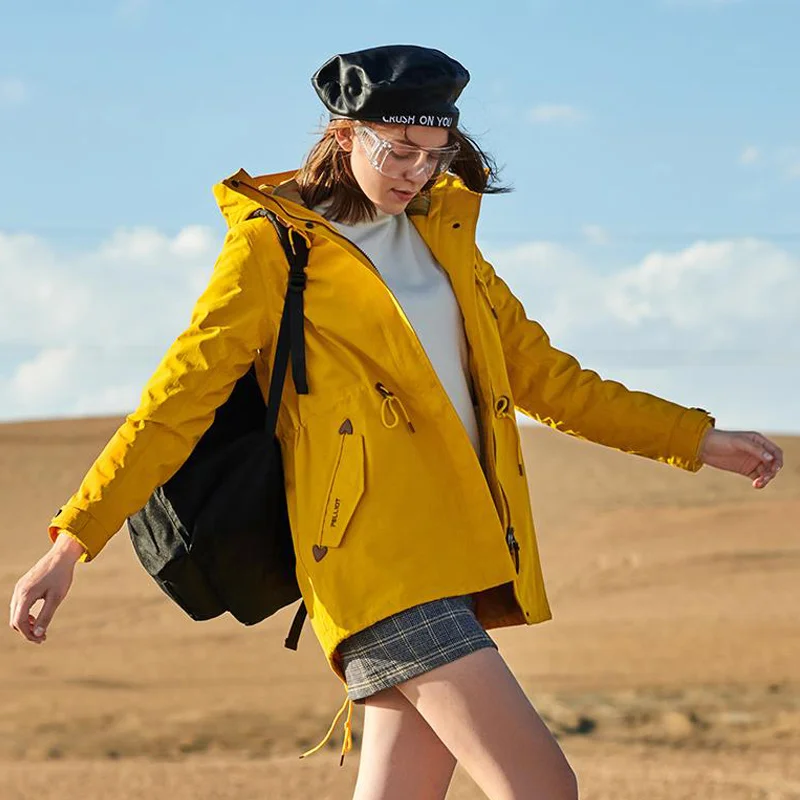 Chaqueta softshell impermeable Plott para mujer en color outdoor