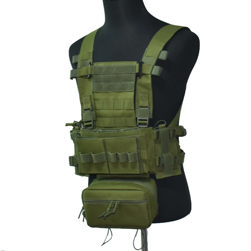 Chaleco táctico ligero MK3 Wargame, armadura de combate, caza al aire libre, CS, equipo militar colgante, Airsoft - imagen 4