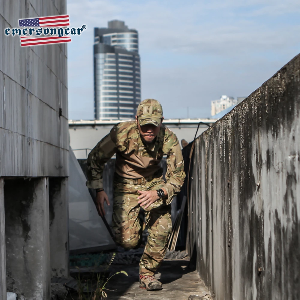 Emersongear pantalones de asalto de combate BDU caza al aire libre entrenamiento Airsoft Camping combate pantalones de camuflaje - imagen 4