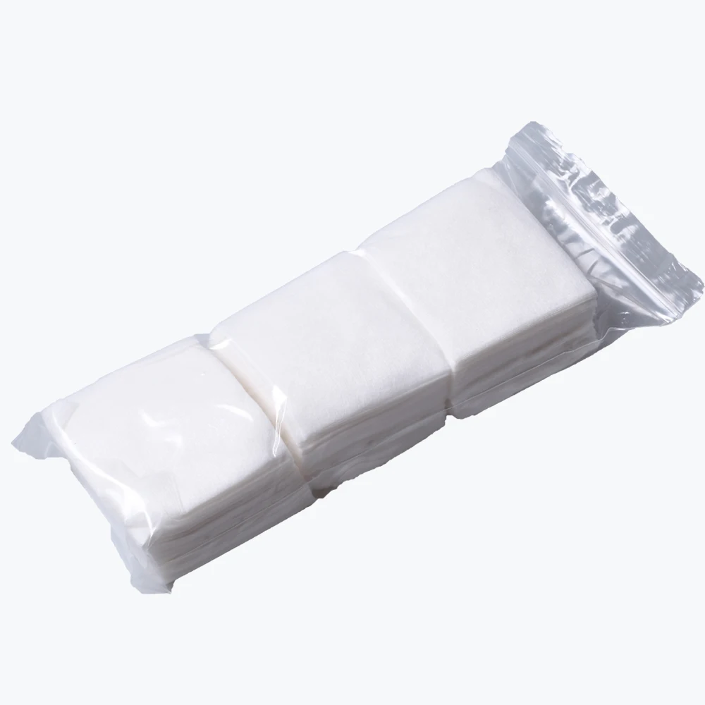 Parche de limpieza para pistola de Rifle de Airsoft, herramienta de limpieza de caza, absorción de aceite y agua, suavidad, algodón limpio, 200 unids/paquete - imagen 4