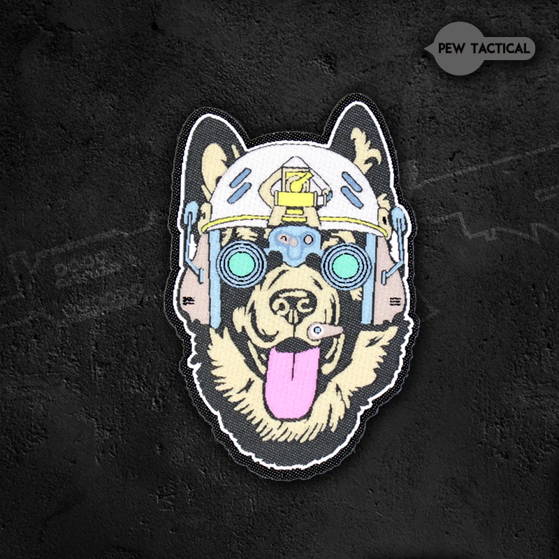 PEW-insignia táctica de pastor alemán K9, insignia táctica de personalidad para exteriores - imagen 2