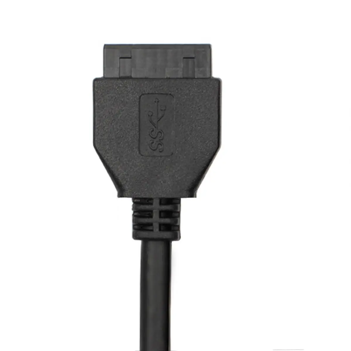 Chenyang-HUB de 4 puertos USB 3,0, Panel frontal a placa base, Cable conector de 20 pines para Bahía flexible y USB-C de 3,5" - imagen 4