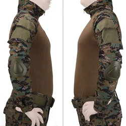VULVO BDU Uniforme Táctico Jungle Digital – Camisa y Pantalón