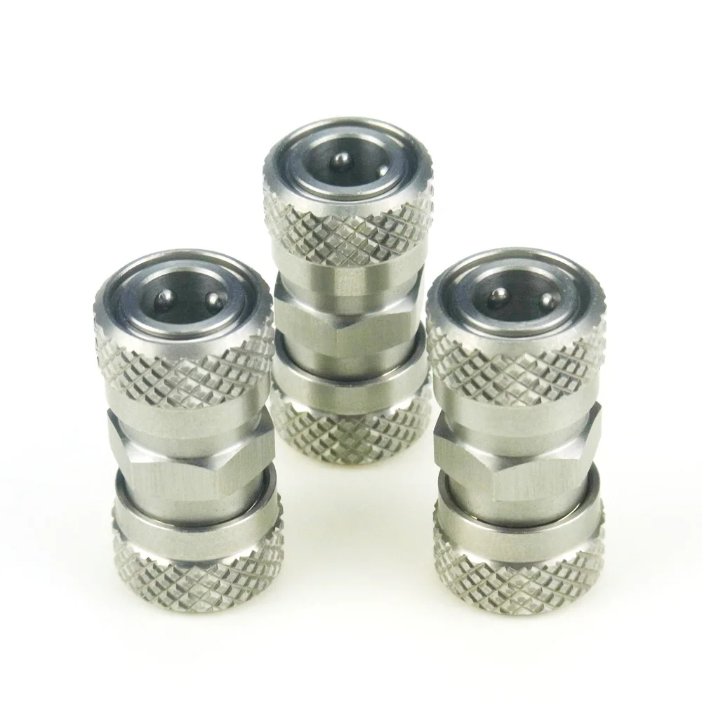 Acoplador de desconexión rápida hembra, herramienta de aire de acero inoxidable, doble en ambos extremos, 8MM - imagen 4