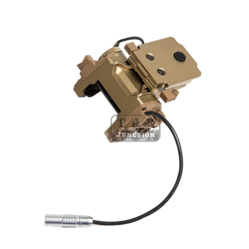 Montaje de gafas tácticas GSGM con placa adaptadora de cubierta de casco, juego de especificaciones de tierra para AN/AVS-6 AVS-9 ANVIS PVS-23 visión nocturna - imagen 5