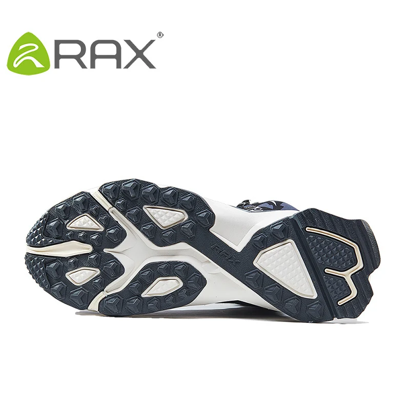 RAX-zapatos de senderismo impermeables para hombre, zapatillas de deporte de invierno para exteriores, botas de nieve de felpa, botas de nieve de montaña, calzado para correr y turismo al aire libre - imagen 5