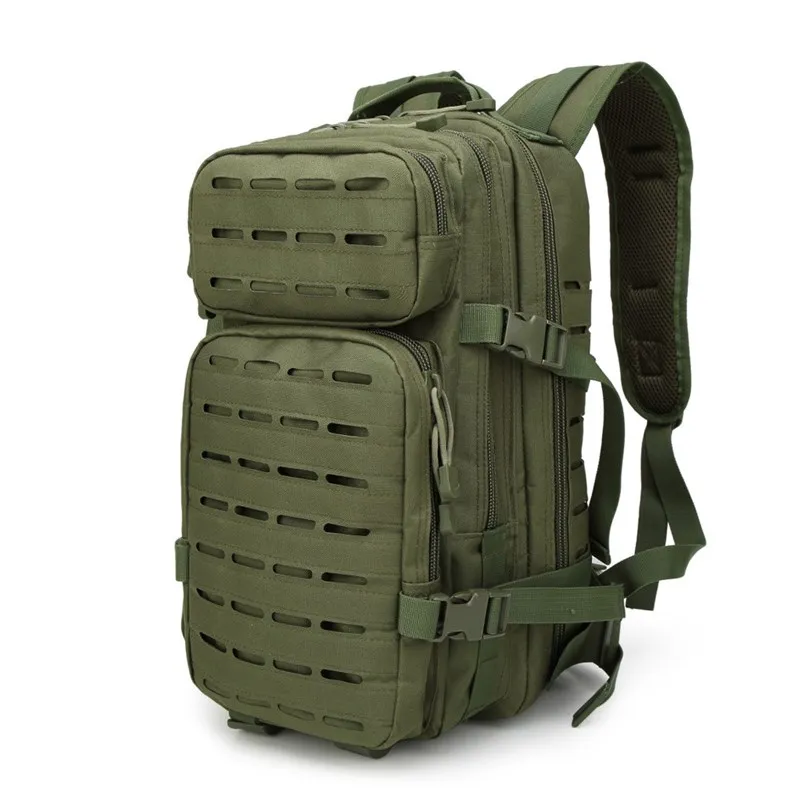 Mochilas tácticas de 35L para hombres, bolsas de viaje, paquete Molle EDC 3P al aire libre para senderismo, Camping, bolsa de caza, paquete MOLLE de pesca - imagen 3