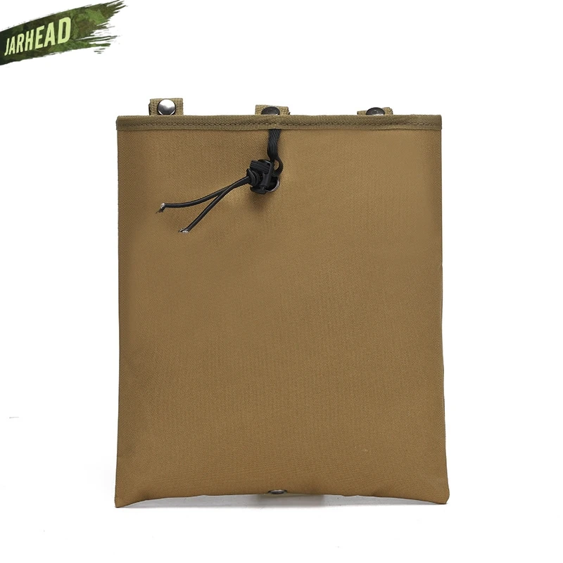 Bolsa grande MOLLE impermeable para exteriores, almacenamiento de basura para escalada, Camuflaje, reciclaje táctico - imagen 5